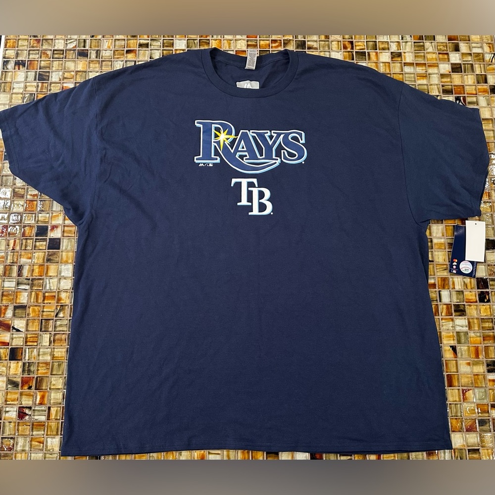 NWT Tampa Bay Devil Rays Baseball Short Sleeve T-Shirt~Size 3XL